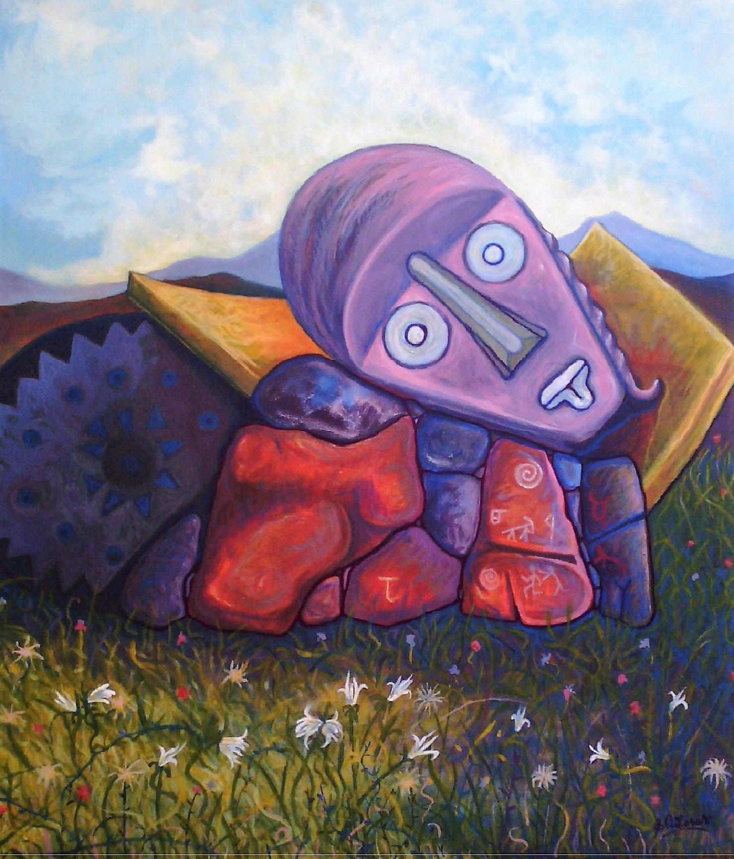 la_principessa_celtica_50x60_acrilico